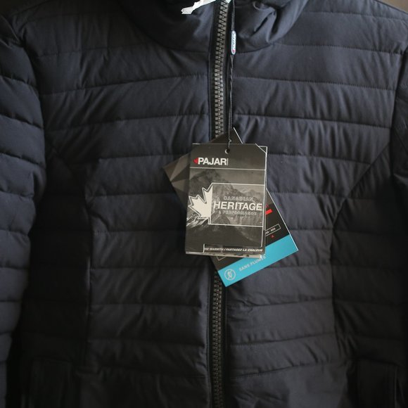 NWT Pajar Black Quilted Puffer Jacket. - Picture 5 of 11